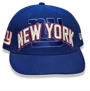 Pre-owned New Era 59FIFTY NY Giants Fitted Cap | Blue & Red | Size 7 1/2”